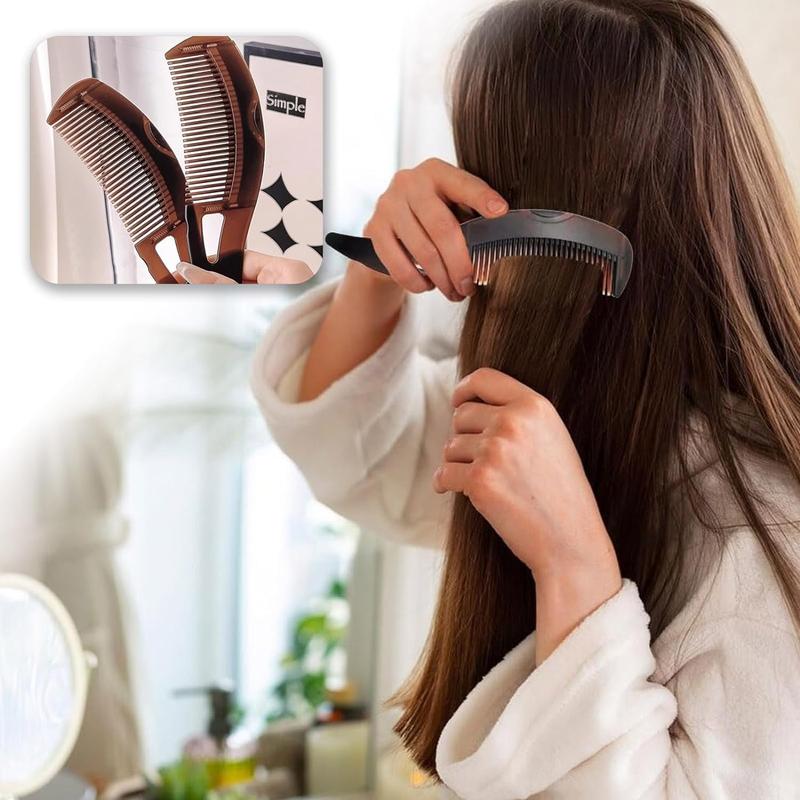 CEA Beauty Efficient Dandruff Comb for Women Men - Scalp Massage Comb with Unique Hollow Teeth for Healthy Hair Growth