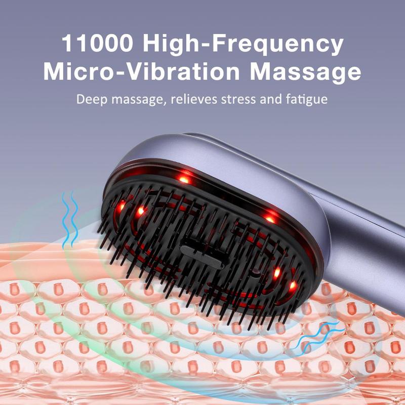 Electric Head Massager, 1 Count Smart Scalp Vibration Massage Comb, Scalp Massage Comb for Men & Women