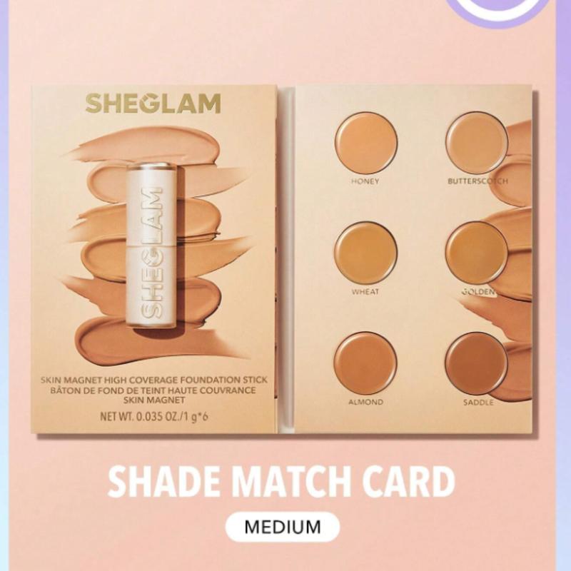 SHEGLAM Skin Magnet High Coverage Foundation Stick for Flawless Makeup - Powder