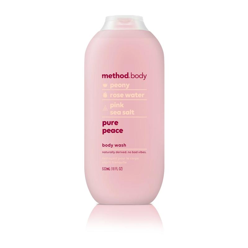 Method Body Wash, Pure Peace, 18oz rose water