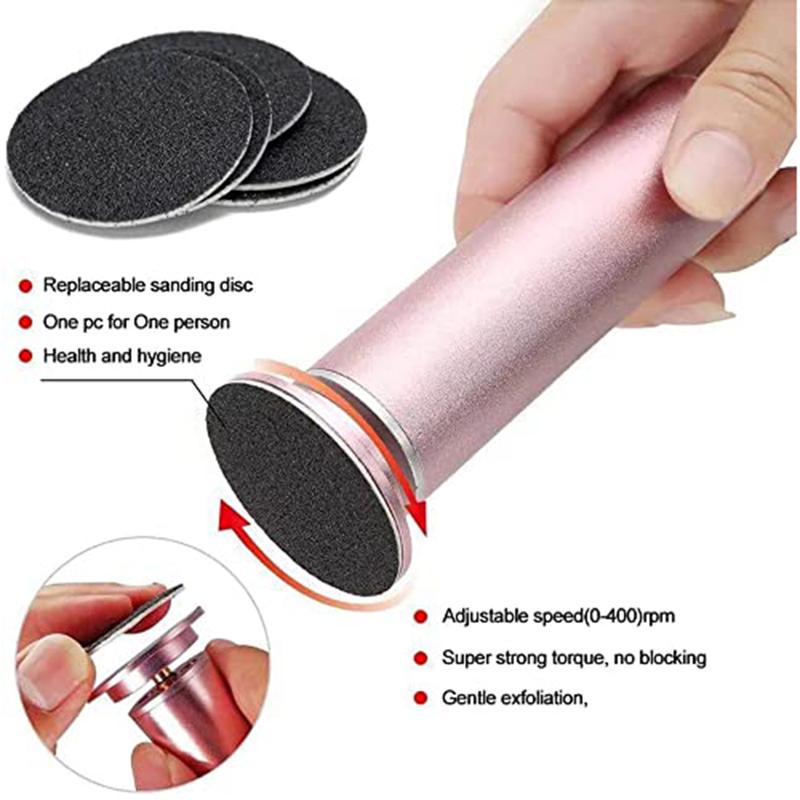 Dr.Pedi Electric Foot File,Electric Foot Callus Remover,Exfoliating Foot File Pedicure Tool,Professioal Feet Care Tool For Women&Men Manicure Nail