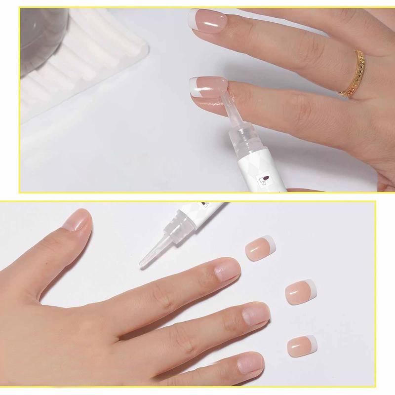 Nail Gel Remover Pen, Portable Precise Manicure Gel Remover, Gentle Nail Glue Remover, Fast-Acting Nail Polish Remover for Home DIY