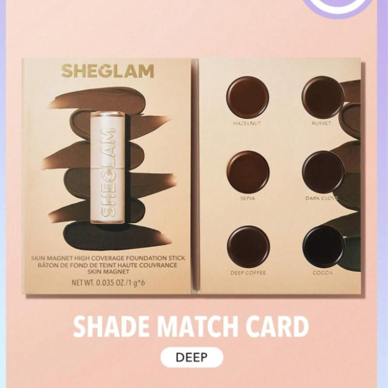 SHEGLAM Skin Magnet High Coverage Foundation Stick for Flawless Makeup - Powder