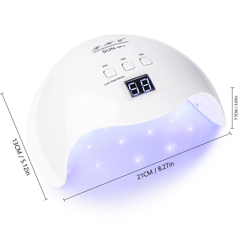 LKEnail X9 Nail Art & UV LED Nail Lamp Portable Nail Dryer Nail Polish Glue Baking Lamp for Nail Art DlY Use Gentle Manicure Accessories for Home and Salon Use Nail Art Nail Care Drying Gifts for Girlfriends