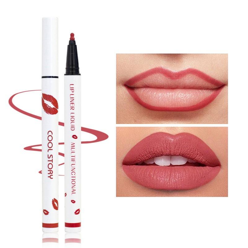 [Cool Story]Smudgeproof Liquid Lip Liner Longwear for Perfectly Defined Lips