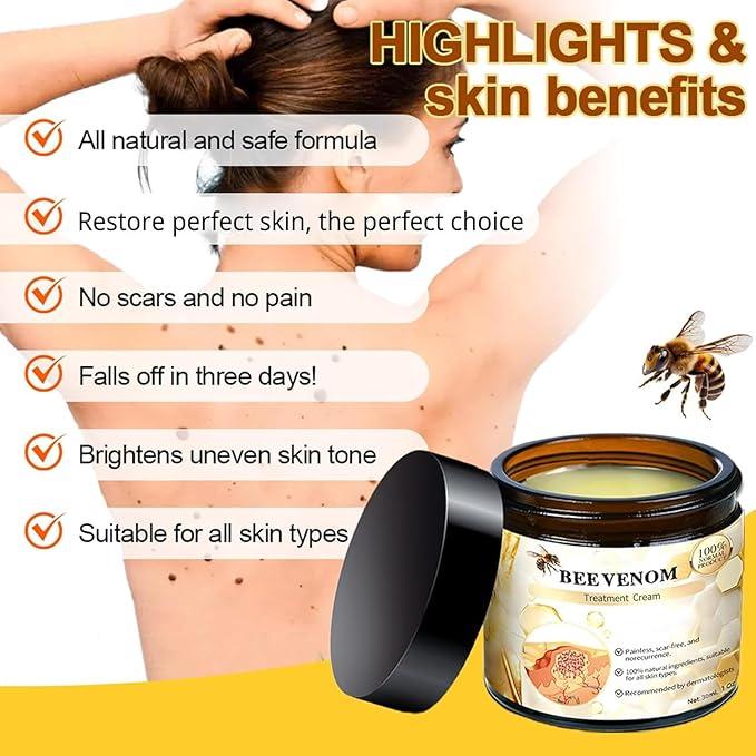 Bee Venom Treatment Cream, Bee Venom Repair Cream, Professional Bee Venom Repair Cream for All Skin Types (2 pcs)