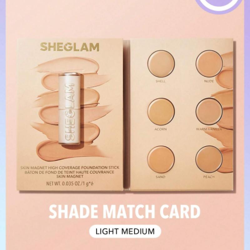 SHEGLAM Skin Magnet High Coverage Foundation Stick for Flawless Makeup - Powder