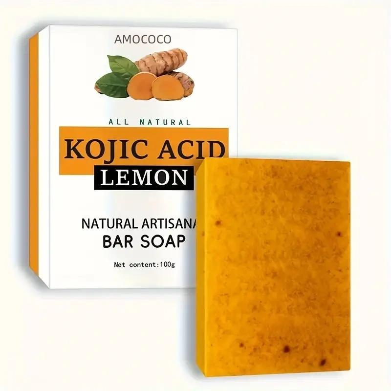 Turmeric Soap,Deep cleansing Soap,Moisturizing Soap For Face & Body,Body wash & Soap For Women & Men jabon curcuma Body Care Comfort Skin Care Skin Repair Cleanser Moisture