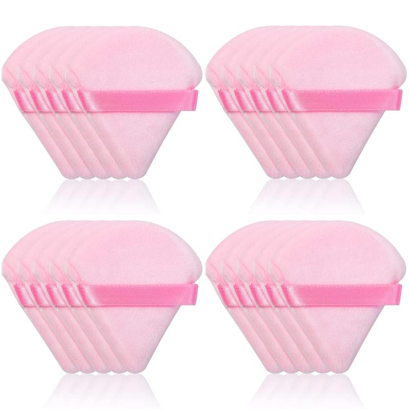 BLACK FRIDAY SALE - 20 Pcs Skin Friendly  Triangle Powder Puffs For Seamless Makeup Coverage - Dual Use Soft & Comfortable Powder Puffs For Girls