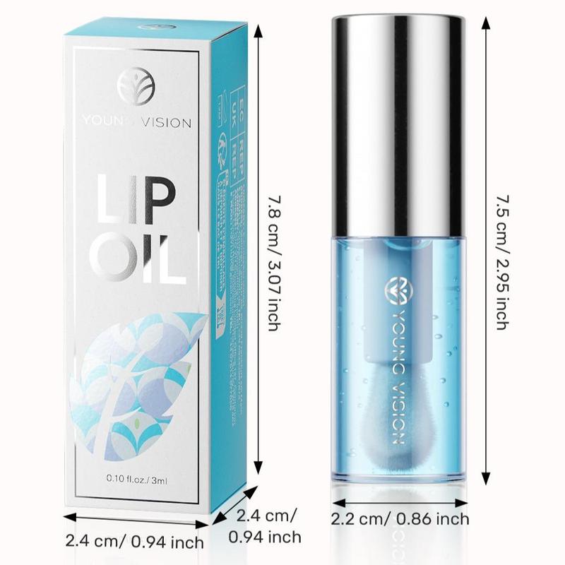 Moisturizing Lip Oil, 6 Counts set Hydrating Lip Serum, Plumping Lip Care Product for Women & Girls, Lip Plumper, Lip Moisturizer