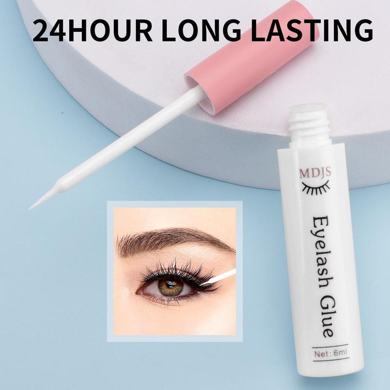 Strong Hold Quick Drying Eyelash Glue, Long Lasting Waterproof Eyelash Adhesive for Eyelash Extensions, Eye Makeup Product for Women & Girls, Christmas Gift