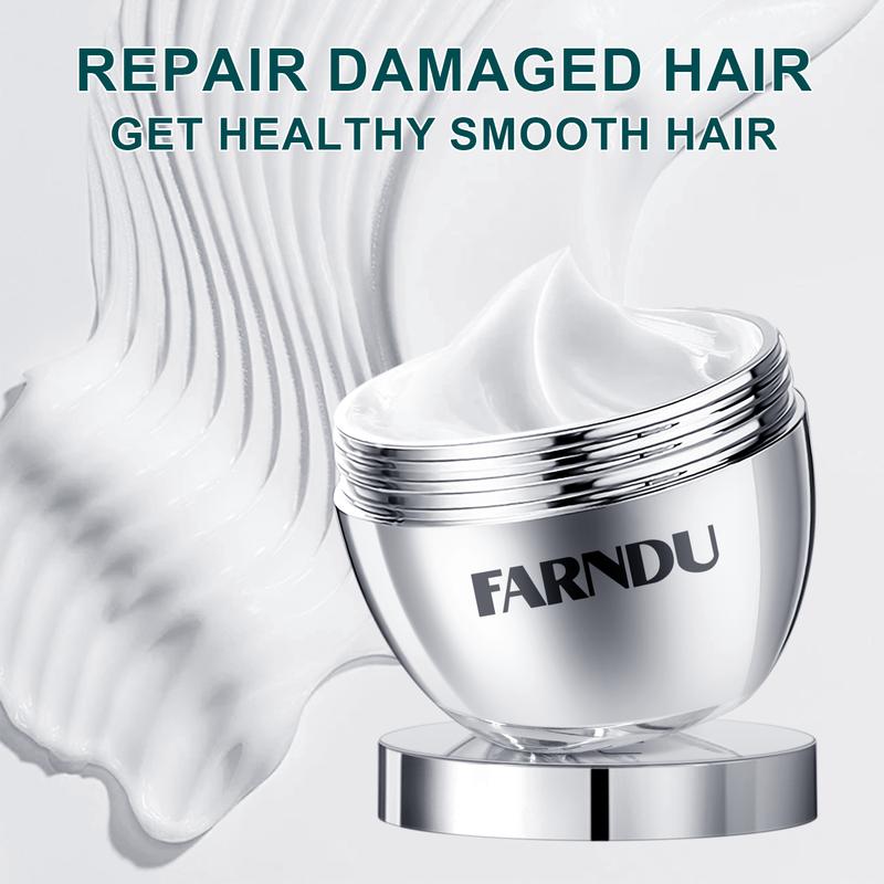 FARNDU Keratin & Rosemary Hair Mask,FARNDU Collagen Hair Mask,Deep Repair Damage Root,Suitable For All Hair Types,300ml Mask for Dry Damaged Hair,Natural Deep Conditioner,Hydrating Masque Haircare Moisture Moisturizing