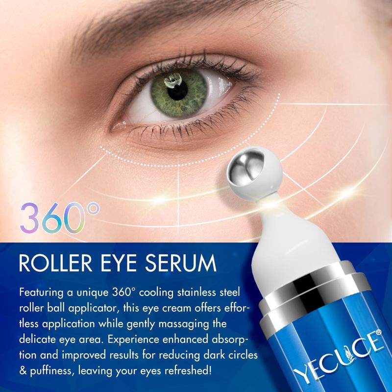 Caffeine Eye Serum, Moisturizing Eye Cream, Eye Care Product for Women & Men, Daily Skincare Product for Eye Skin