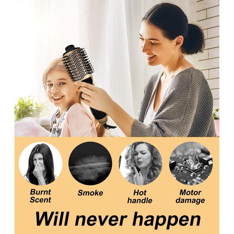 3 In 1 Hair Dryer Brush, Multifunctional Hair Styling Brush, Blow Dryer Hot Air Brush For All Hair Types, Hair Straightener, Blowout Brush, Silk Press