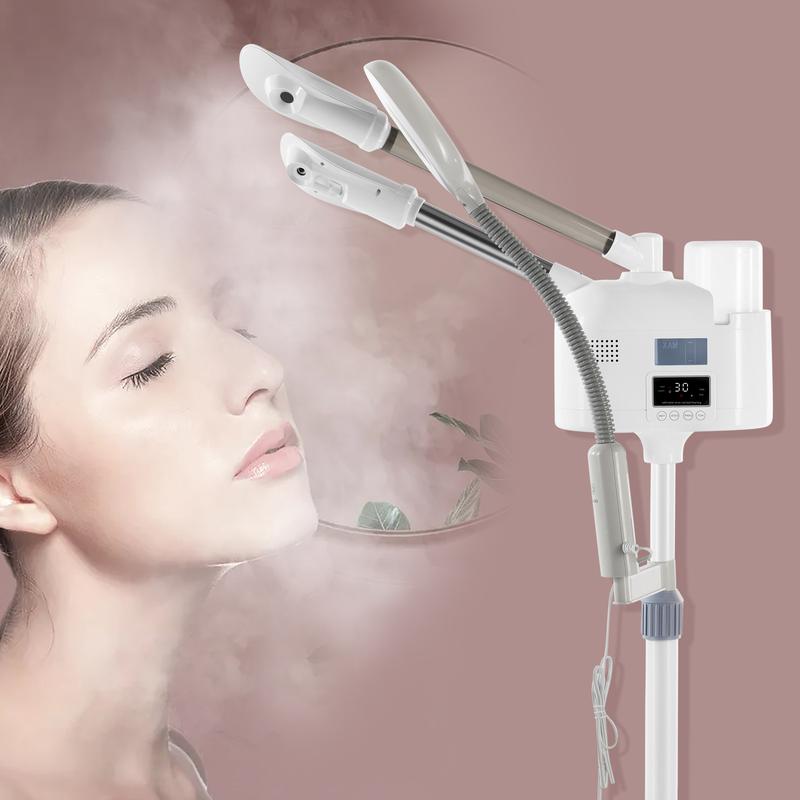 Artist hand Professional 2 in 1 Facial Steamer Upgrade Esthetician Steamer with hot & Cold Nozzle Beauty Salon Spa