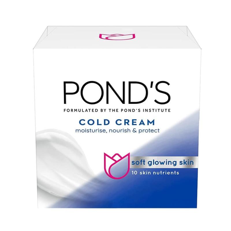 POND'S Cold Cream 100ml for Face & Body Moisturizer for Soft Glowing Skin 10 Skin Nutrients Dry Skin Care & Radiant Glow Solution Hydrate Moisture