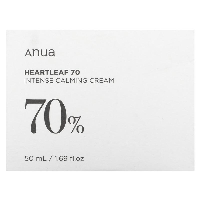 Anua Heartleaf 70% Intense Calming Cream, 1.69 fl oz (50 ml)