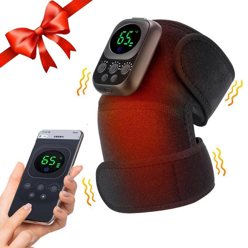 Wireless Detachable App Control Knee Massager, 1 Set 6-speed Heating & Vibration Knee Massage Tool, Personal Care Appliances for Home & Travel