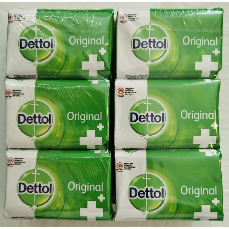 Dettol Original Antibacterial Soap, 3.5 Ounce 100 gr (Pack of 6)