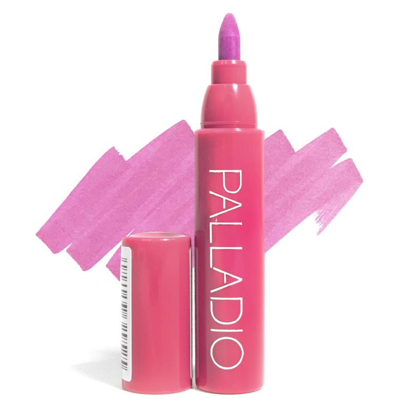 Palladio Lip Stain, Hydrating and Waterproof Formula, Matte Color Look, Longlasting All Day Wear Lip Color, Smudge Proof Natural Finish, Precise Chisel Tip Marker, Orchid