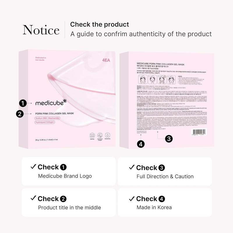 Salmon DNA PDRN pink collagen jelly gel mask | overnight face mask for glass glow skin- elasticity, hydrating, firming and moisturizing | korean skincare, 28g, 4ea