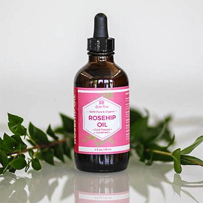 Leven Rose Organic Rosehip Oil Evening Moisturizer- 4 oz for Moisturizing & Skincare Practices Floral Daily