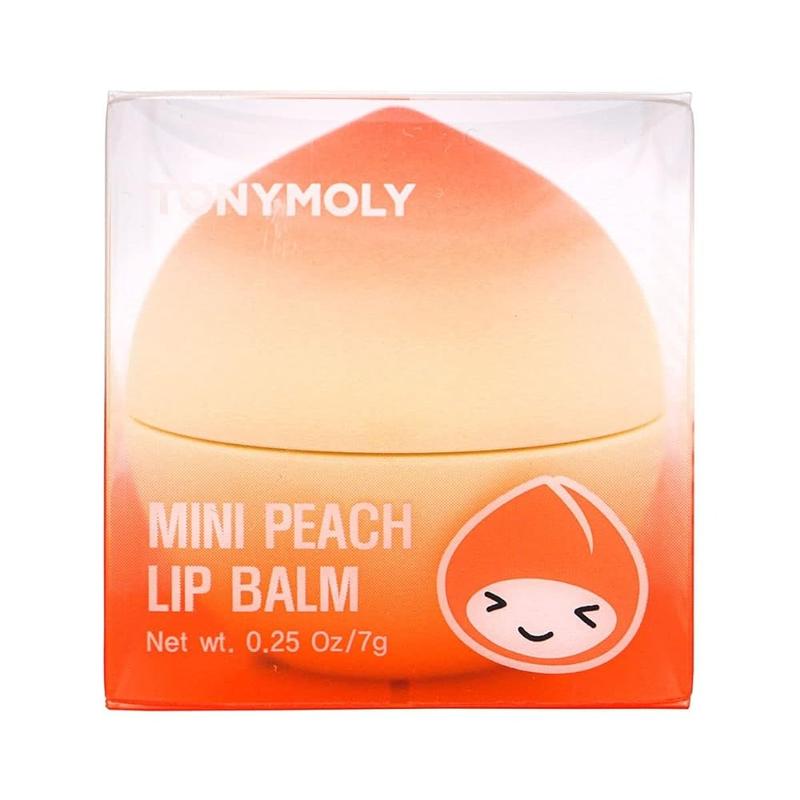 [TonyMoly] Mini PEACH Lip Balm - Hydrating & Nourishing Lip Balm with Fruity Peach Scent Moisturizer Skincare Moisturizer Skincare