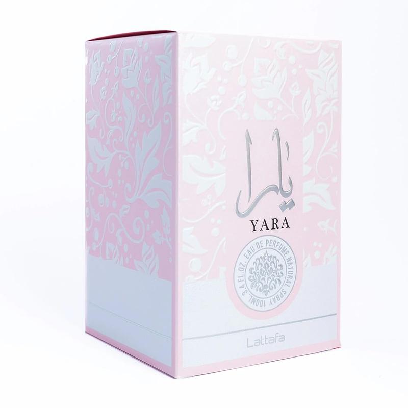 Yara Perfume (Women) By Lattafa Perfumes 3.4oz(100ml) Scented Scent Eau De Parfum Aroma pink  lattafa