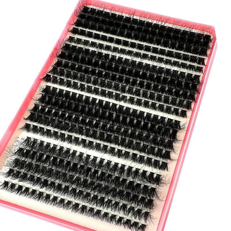 Mixed Length Individual False Eyelashes, 400pcs box Natural Look Eyelash Extensions, Self Grafting Curl Eyelashes, Eye Makeup Enhancement False Eyelashes