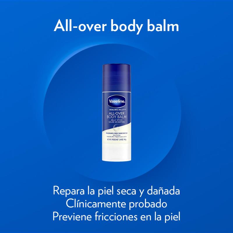 Vaseline Body Balm Stick For Dry Skin Relief Unscented Targeted Healing for Hard-to-Reach Spots, 1.4 oz (Pack of 1) Body Care Lotion