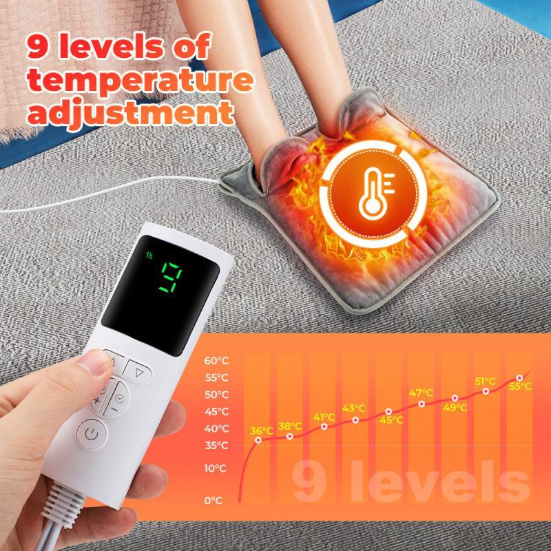 Electric Feet Massager, Heated Foot Dryer, Household Warm Desk Underfoot Heating Pad, Foot Spa Machine, Feet Massaging Machine, Personal Care Appliances for Home & Office