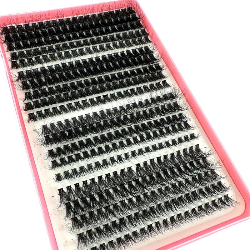 Mixed Length Individual False Eyelashes, 400pcs box Natural Look Eyelash Extensions, Self Grafting Curl Eyelashes, Eye Makeup Enhancement False Eyelashes