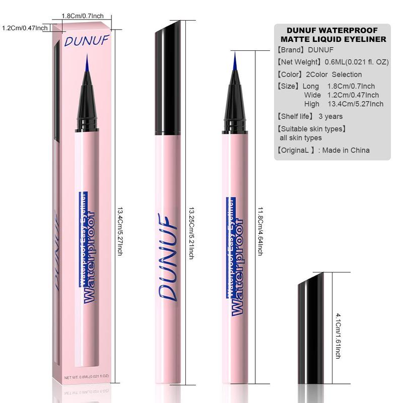 2 in 1 Long Lasting Eyeliner & Eyebrow Pencil, Waterproof Multifunctional Pen, Easy To Apply for Beginners, Eye Makeup Tool for Women