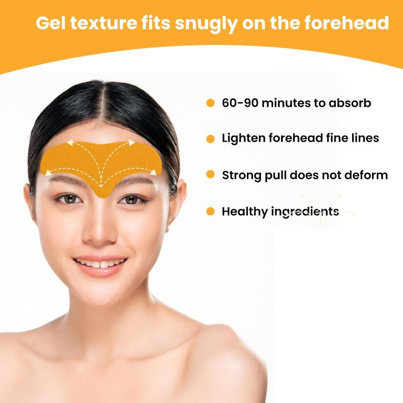 Moisturizing Forehead Lifting Patches, 10pcs set Soft Skin Care Patches, Portable Skin Care Tools