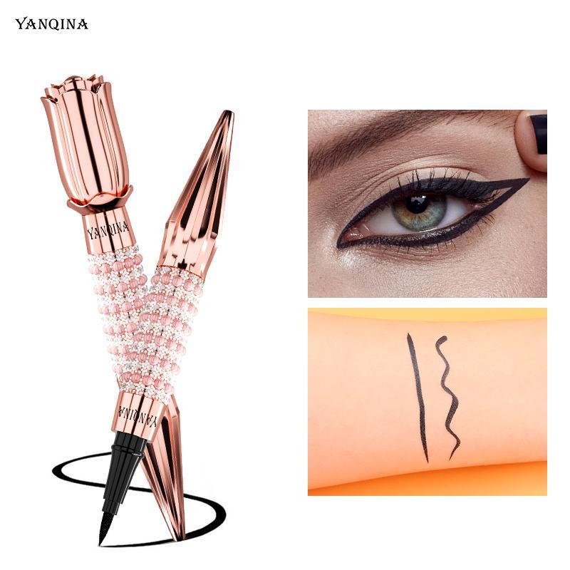 Summer Queen's Scepter Gold Rose Eyeliner, Long Lasting & Quick Drying Eyeliner Pen for Eye Makeup, Professional Daily Makeup Accessory, Music Festival Makeup Product