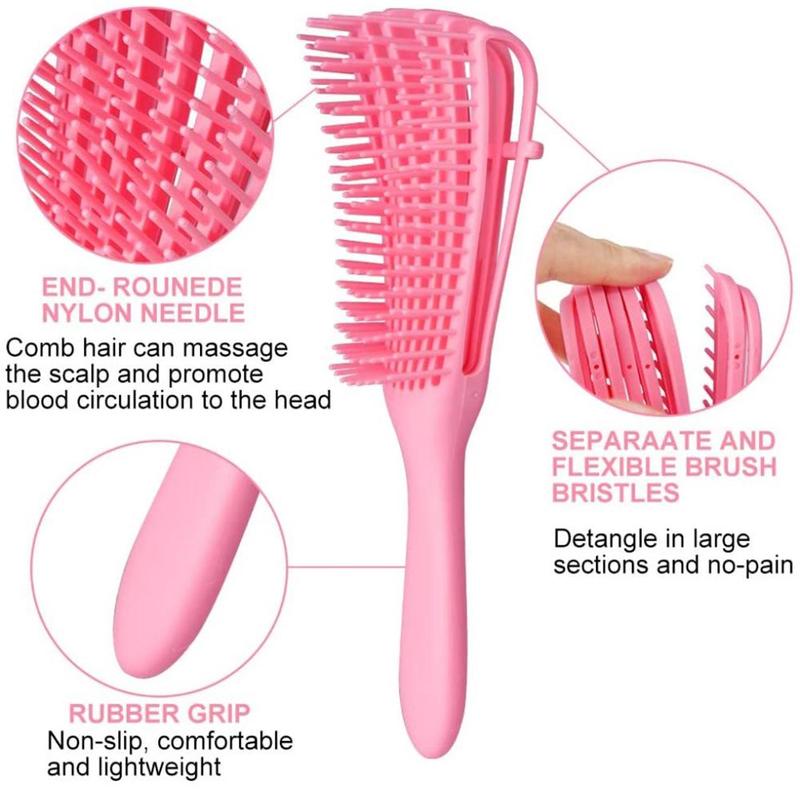 Detangling Hair Brush, Detangle Scalp Massage Wavy Styling Tool, Eight Claw Scalp Massage Comb, Wet & Dry Hair Detailing Comb, Straight and Curl Hair Comb, Christmas, Christmas Gift