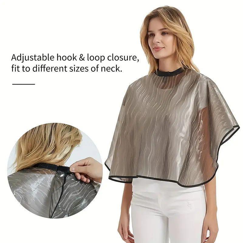 Hair Dyeing Cape, Unisex Waterproof Makeup Apron, Breathable Hairdressing Permed Shawl, Professional Hair Styling Tools for Salon & Barber Shop, Christmas Gift