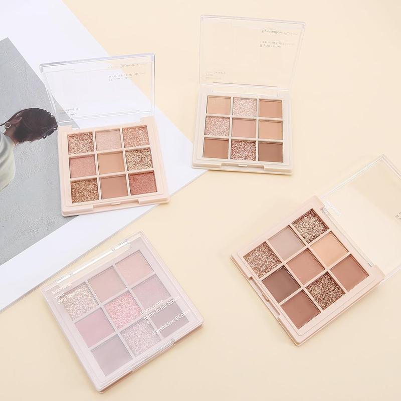 Nude Eyeshadow Palette - Matte and Shimmer Makeup, Highly Pigmented Creamy Eye Shadow Powder, Create a Neutral Eye Look, Long Wearing