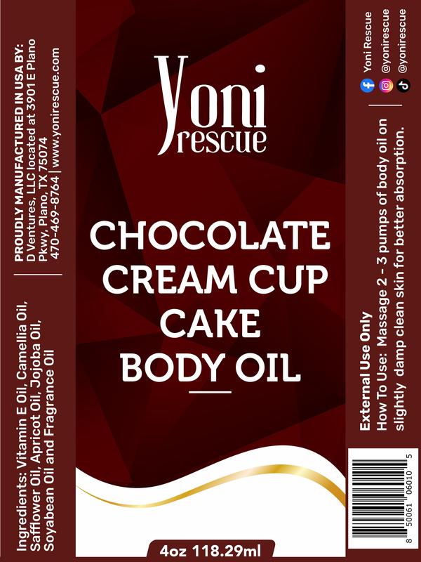 Chocolate Cream Cupcake Body Oil