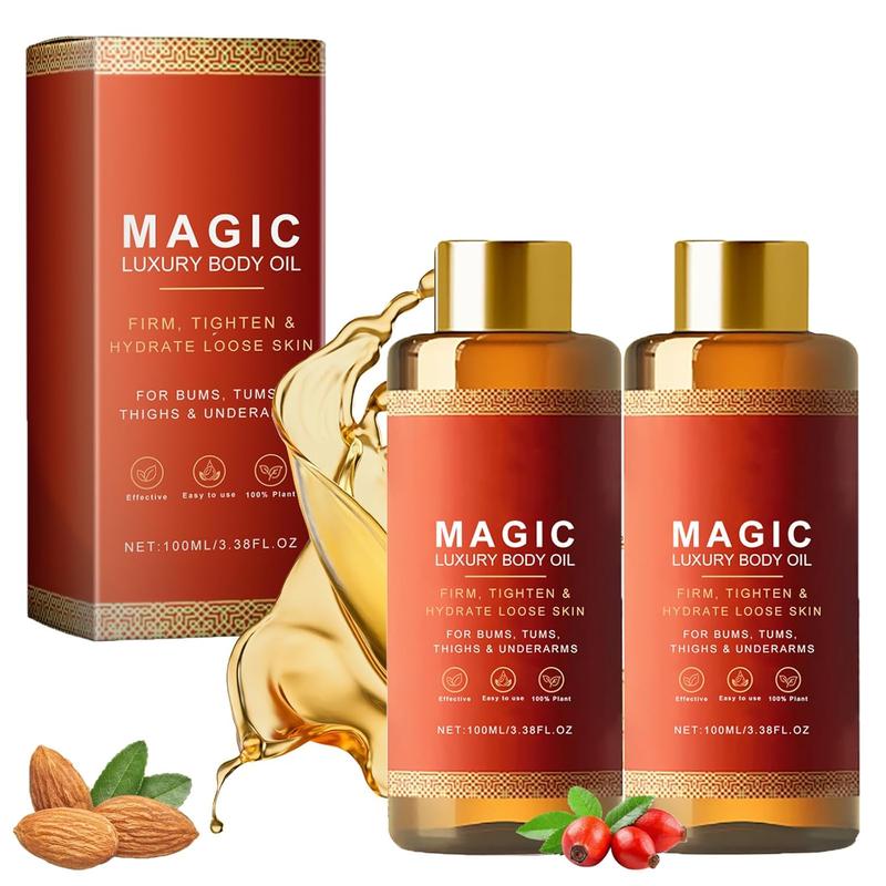 ZRW 2Pcs Magic Body Oil,Firming Oil,Besque Magic Luxury Body Oil,for Full Body Use(100ml 3.38Fl Oz)