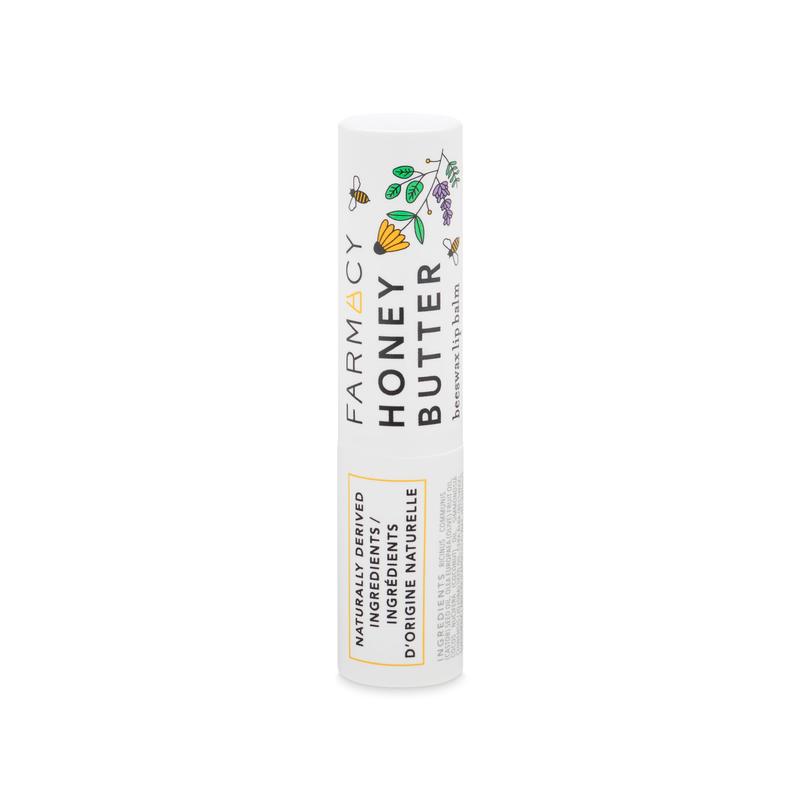 Farmacy Honey Butter Beeswax Lip Balm - Natural Lip Moisturizer Chapstick for Dry Cracked Lips