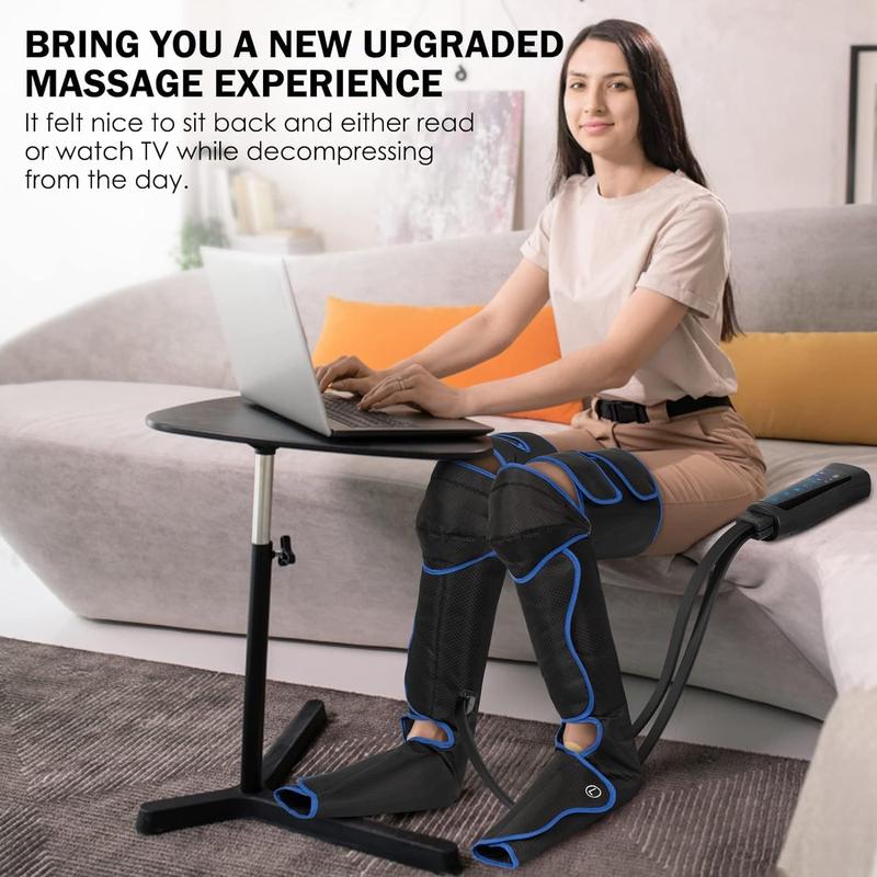 The TOLOCO leg massager is an ideal gift for special occasions, providing comfort and relaxation. Featuring advanced circulation technology, 6 massage modes, and 3 vibration settings, it rejuvenates and soothes tired leg muscles