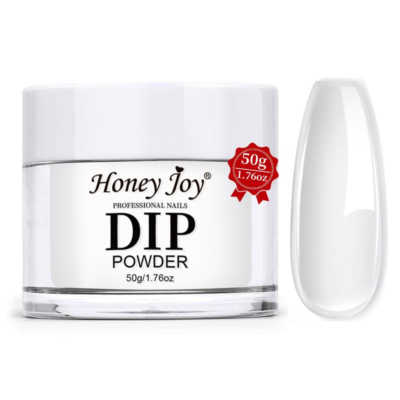 Honey Joy Dip Powder - 1.76Oz 50g Dipping Powder for French Nail Art, Long-Lasting, Odor-Free, No Nail Lamp Needed, Perfect for DIY Manicure at Home or Salon, Strengthening Nails Nail Care Nail Polish