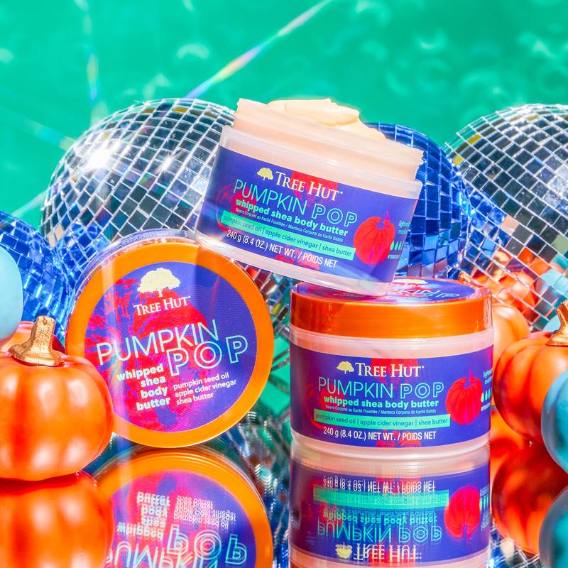 Pumpkin Pop Whipped Shea Body Butter | Long-lasting Hydration Leaves Skin Feeling Soft & Smooth | Limited Edition Fall | Vegan, Free of Parabens, Formaldehyde Donors, & Sulfates | 8.4 fl oz.