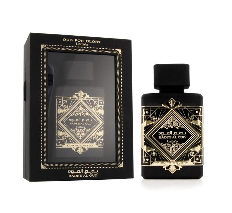 Lattafa Perfumes Bade'e Al Oud, Oud for Glory for Unisex Eau de Parfum Spray, 3.4 Ounce