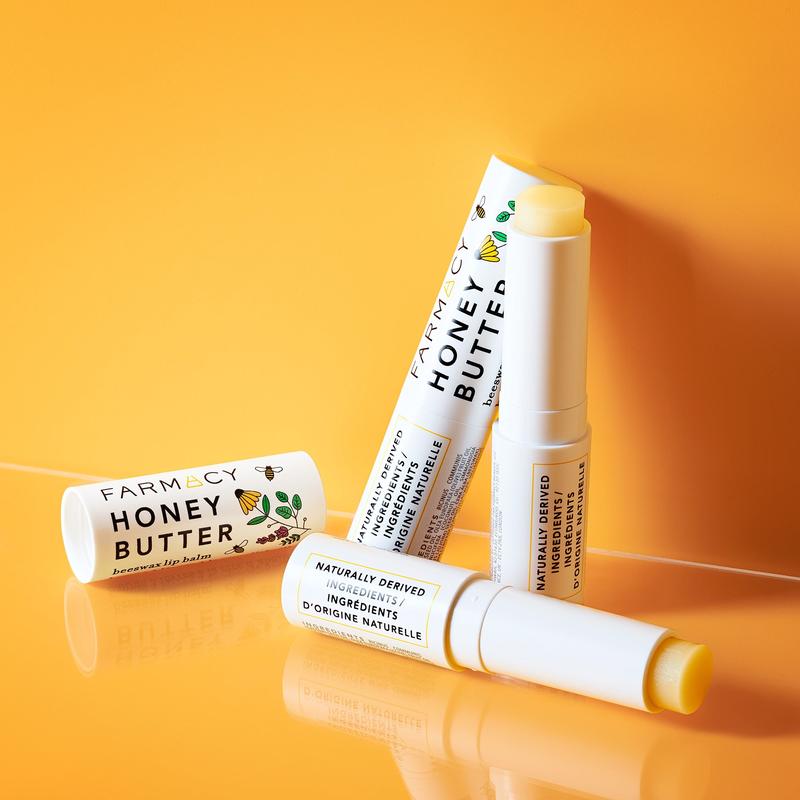 Farmacy Honey Butter Beeswax Lip Balm - Natural Lip Moisturizer Chapstick for Dry Cracked Lips