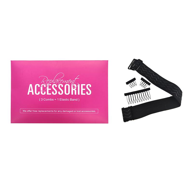 ISEE Free 3 Combs & Elastic Band with M-cap Wig Purchase-Automatically Included with Any M-cap Wig Purchase (Do Not Order Separately)