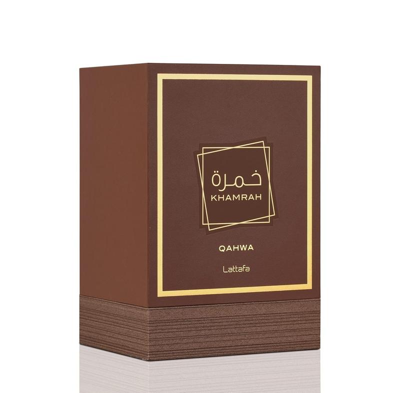 Lattafa Khamrah Qahwa for Unisex Eau de Parfum Spray, 3.4 Ounce  100 ml| Best gift | Long Lasting Cologne Fragrance Perfume