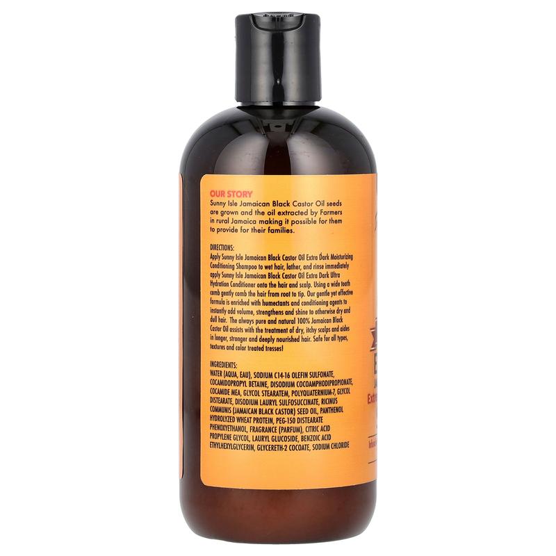 Sunny Isle Extra Dark Jamaican Black Castor Oil Shampoo, 12 fl oz