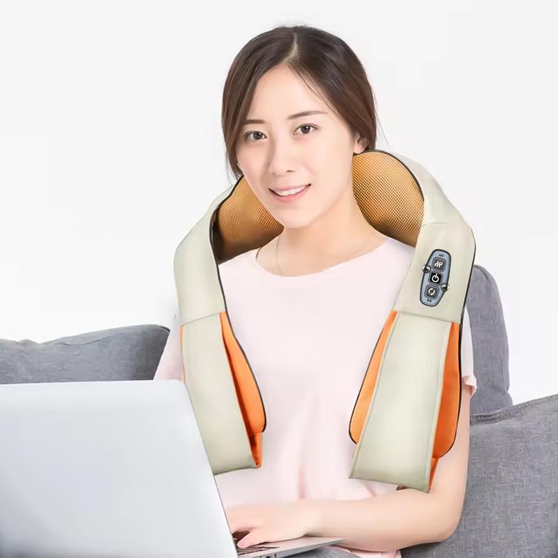 Shiatsu Back Shoulder and Neck Massager with Heat, Electric Deep Tissue 3D Kneading Massage for Neck, Back, Shoulder, Foot and Leg,  Best Gifts for Women Men Mom Dad